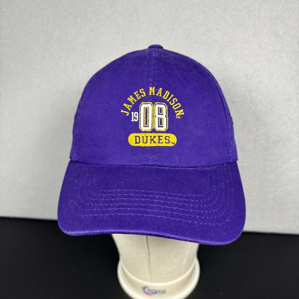 JMU Dukes Baseball Cap Purple Unisex Adult OS NCAA James Madison University Hat